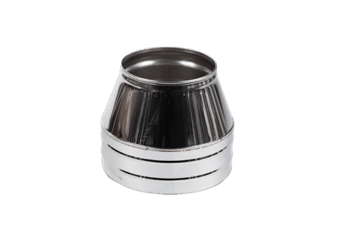 Terminatie Conica Inox D80/140