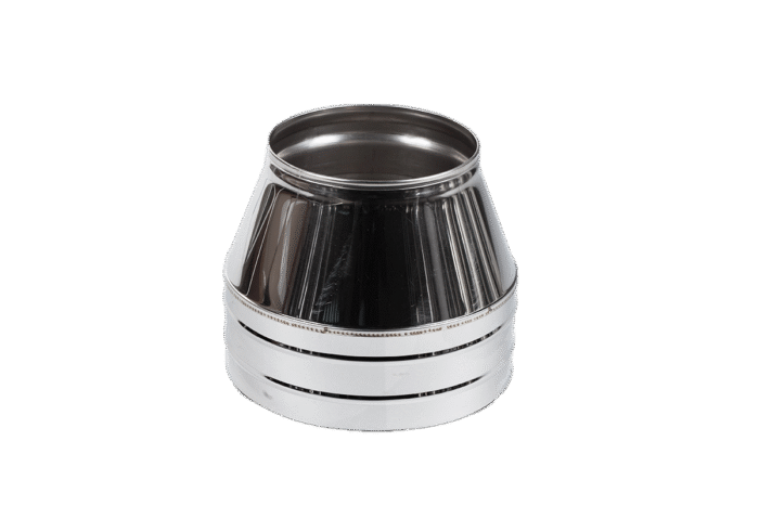 Terminatie Conica Inox D80/140