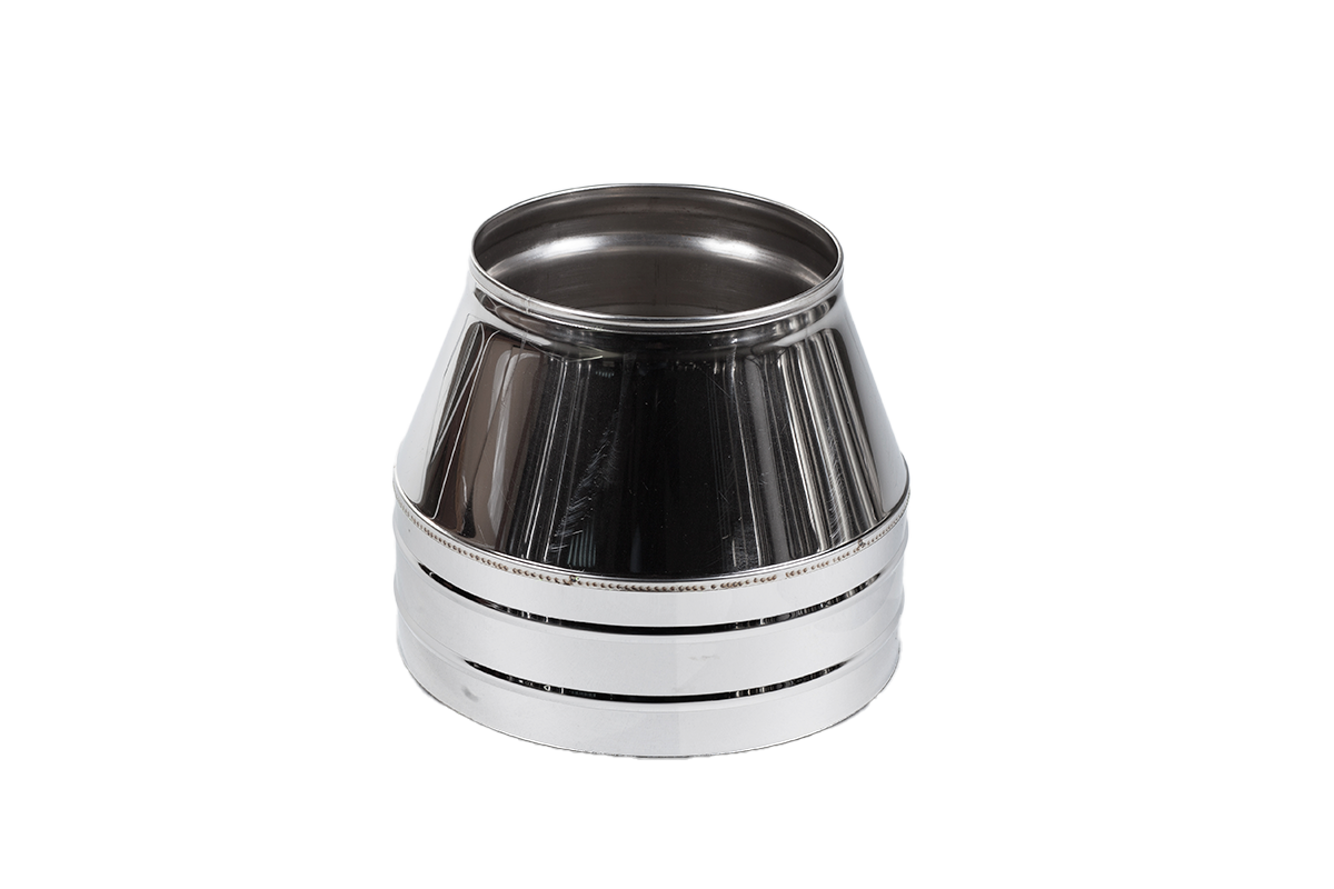 Terminatie Conica Inox D80/140