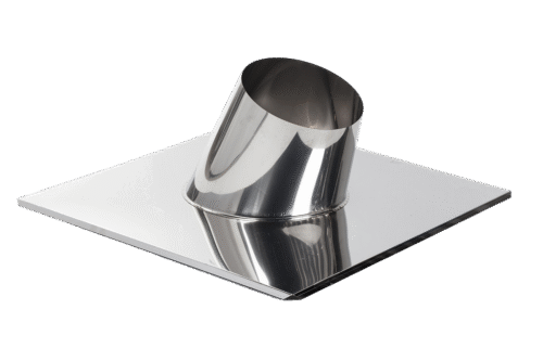 Trecere Acoperis Inox 30-45* D370