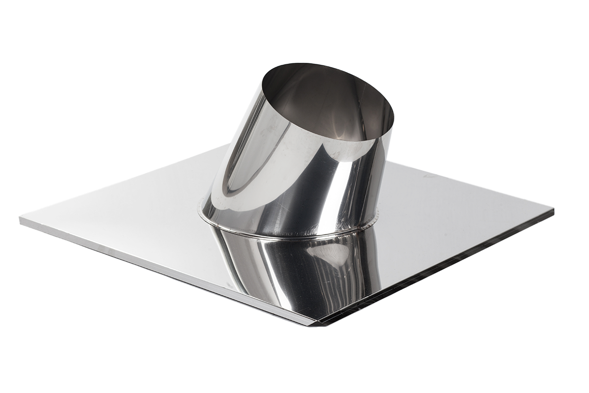Trecere Acoperis Inox 30-45* D370