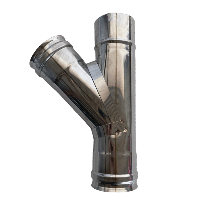 Teu Inox Cazan Peleti+Garnituri Neizolat 90* D100 - imagine 2
