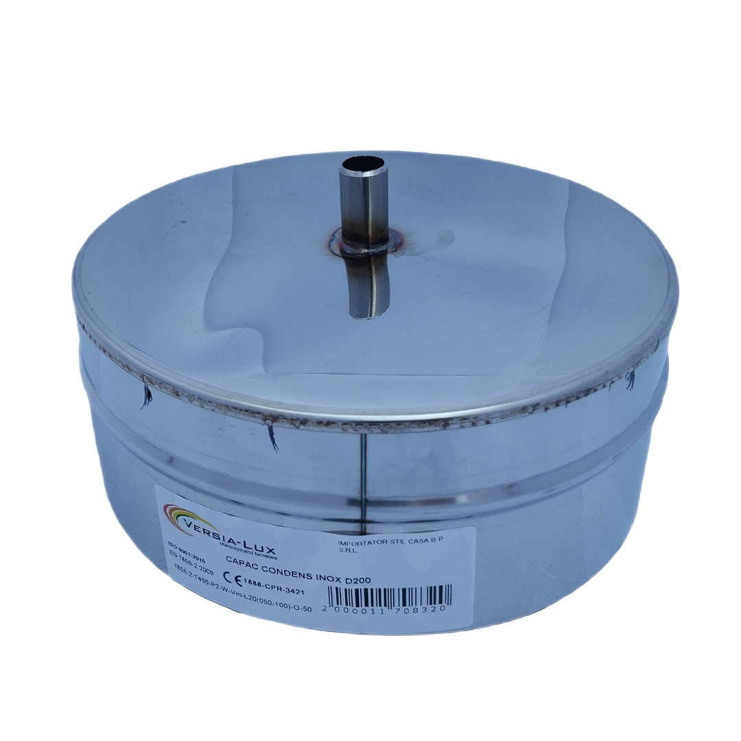 Capac Condens Inox D80