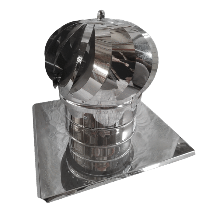 Palarie Terminal Rotativ Inox Cu Talpa D125 - imagine 2