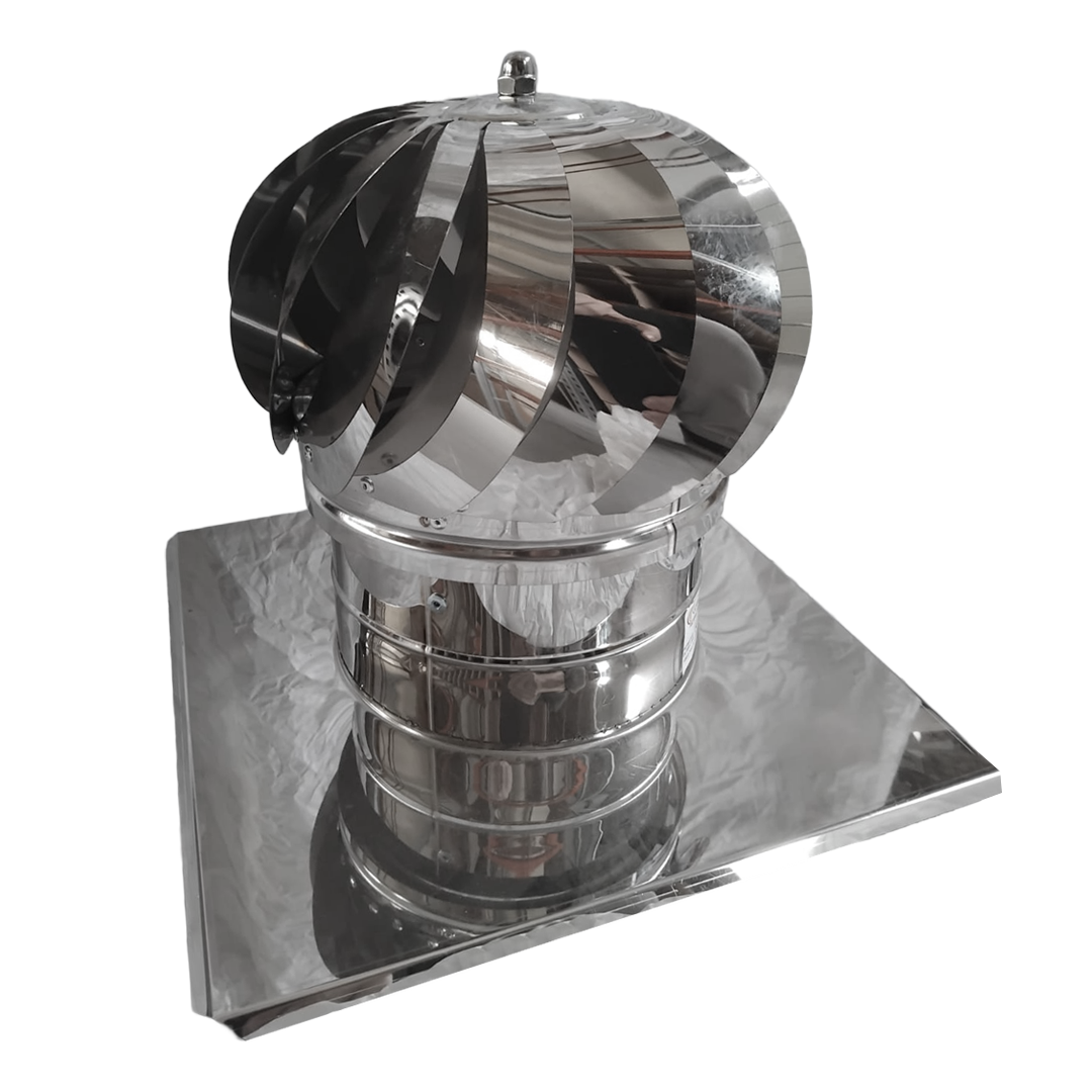 Palarie Terminal Rotativ Inox Cu Talpa D125 - imagine 2