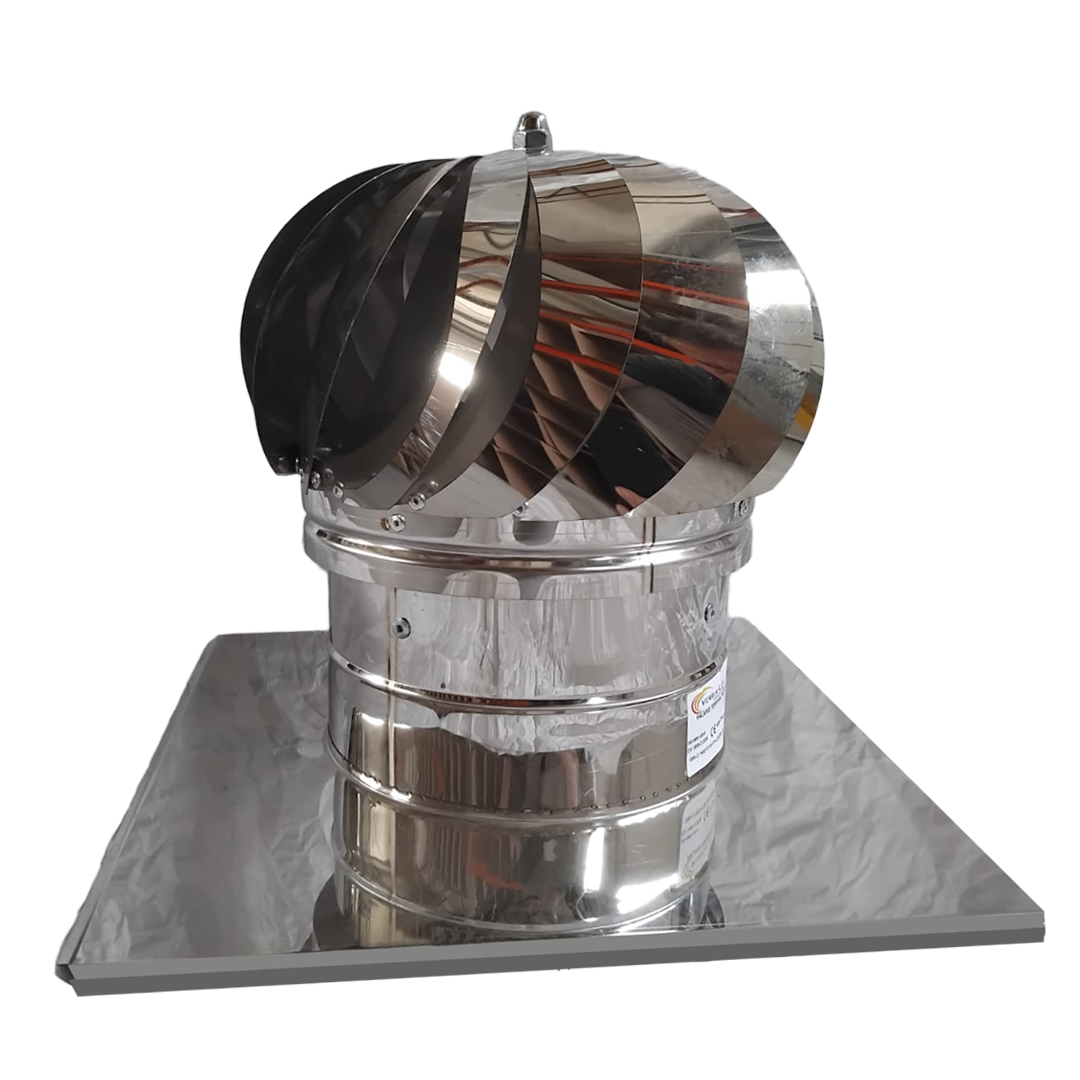 Palarie Terminal Rotativ Inox Cu Talpa D125 - imagine 3