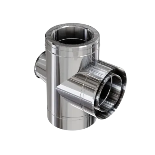 Teu Inox Izolat 90* Cu Usita Inspectie D160/220